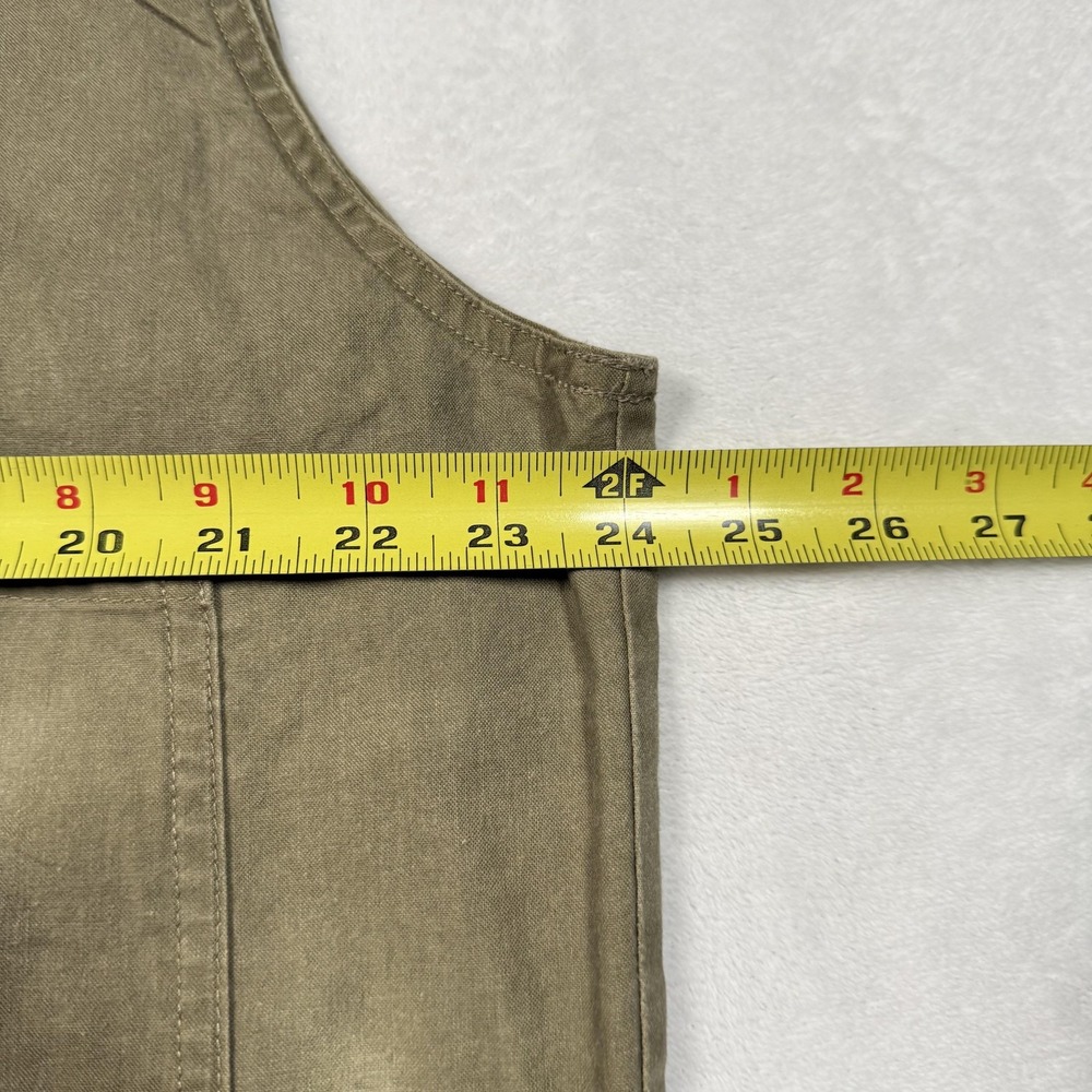 Campmor Vest Mens Large Green Cotton Utility Multi Pocket Outdoor Travel Hiking - Picture 8 of 9